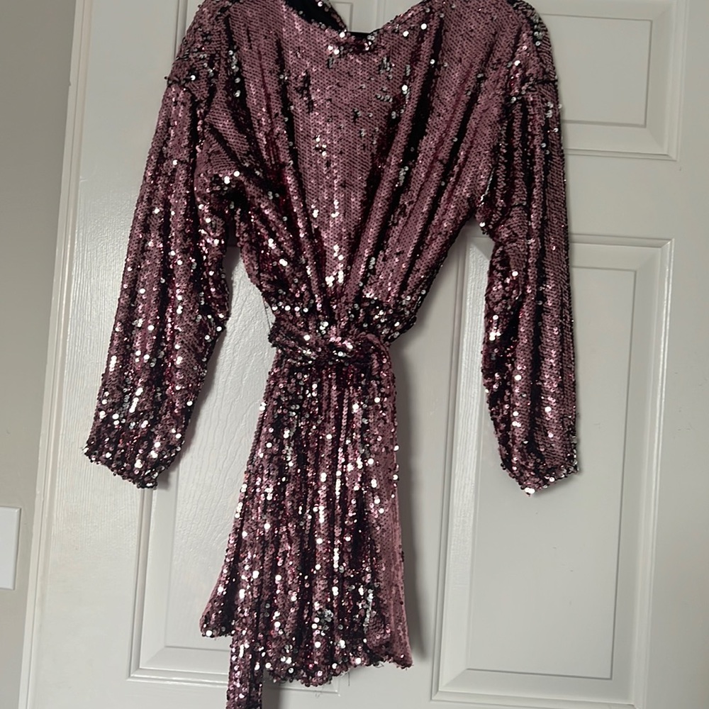Pink Sequin Dress